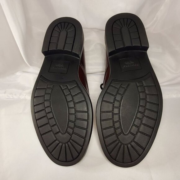 Dockers Mens Brown Gordon Cap-Toe Oxford Dress Shoes Size 8M Genuine Leather - Picture 6 of 13